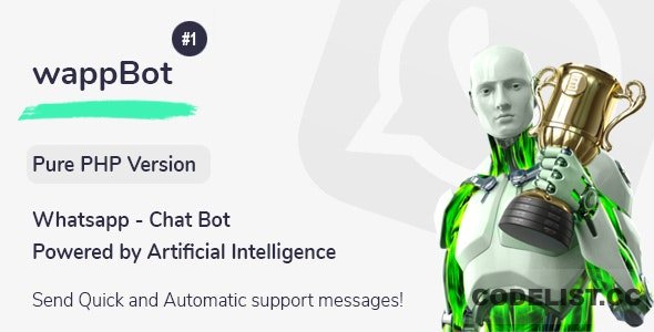wappBot v1.0 - Chat Bot Powered by Artificial Intelligence #1 PHP Version » Premium Scripts, Plugins & Mobile