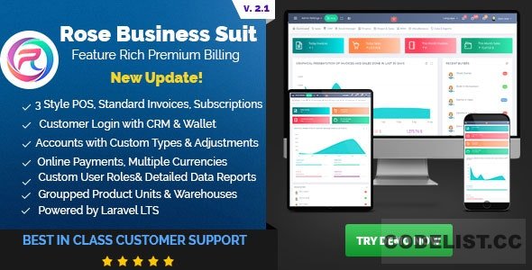 Rose Business Suite v2.1 - Accounting, CRM and POS Software &raquo; Premium Scripts, Plugins &amp; Mobile
