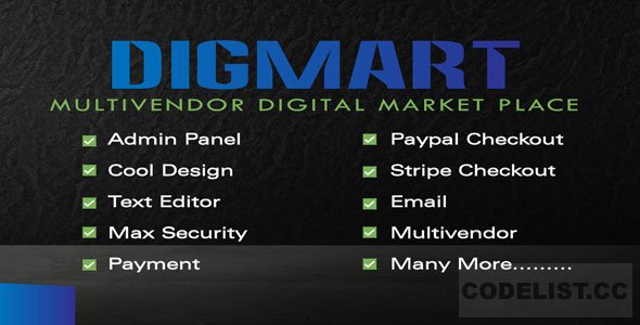 DigMart v3.8.0 - Multivendor Digital MarketPlace PHP » Premium Scripts, Plugins & Mobile