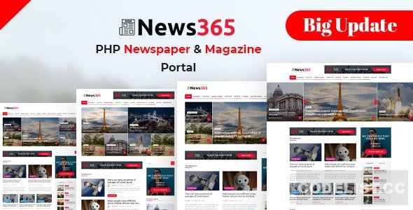 News365 v6 - PHP Newspaper Script Magazine Blog with Video Newspaper » Premium Scripts, Plugins & Mobile