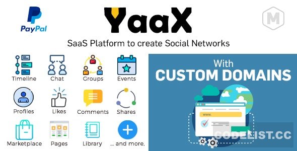 YaaX v1.2.5 - SaaS platform to create social networks - With Custom Domains - nulled &raquo; Premium Scripts, Plugins &amp; Mobile