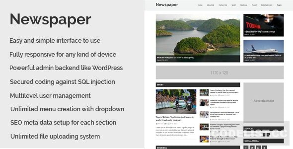 Newspaper v1.2 - Responsive Newspaper CMS Script » Premium Scripts, Plugins & Mobile