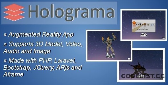 Holograma v2.2 - Augmented Reality Builder App &raquo; Premium Scripts, Plugins &amp; Mobile