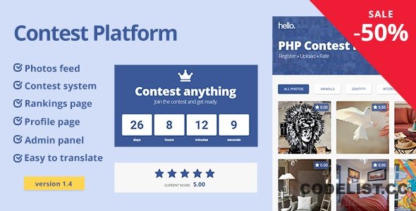 Contest Platform v1.4.2 » Premium Scripts, Plugins & Mobile