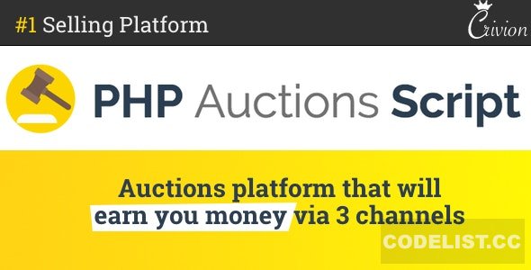 PHP Auctions Script v1.3 » Premium Scripts, Plugins & Mobile