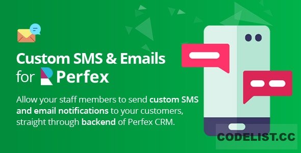 Custom SMS & Email Notifications for Perfex CRM v2.3.2 » Premium Scripts, Plugins & Mobile