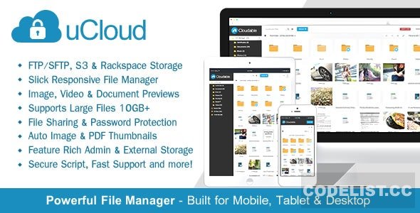 uCloud v2.0.2 - File Hosting Script - Securely Manage, Preview & Share Your Files » Premium Scripts, Plugins & Mobile