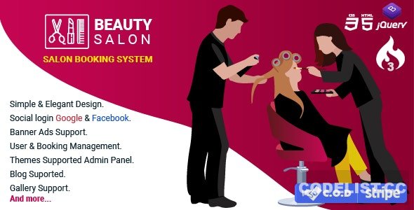Salon Booking Management System v1.3.0 » Premium Scripts, Plugins & Mobile