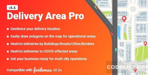 Delivery Area Pro v1.1 - Module for Foodomaa » Premium Scripts, Plugins & Mobile