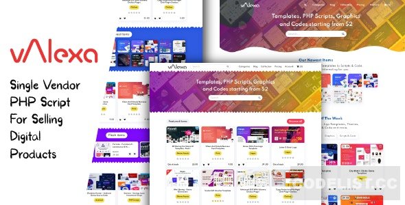 Valexa v2.0.0 - PHP Script For Selling Digital Products And Digital Downloads » Premium Scripts, Plugins & Mobile