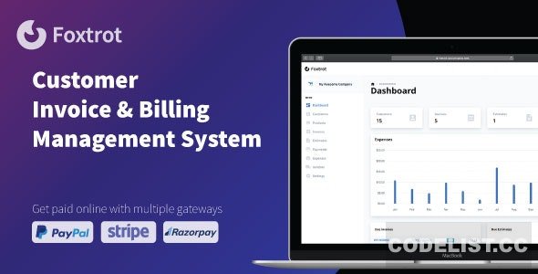Foxtrot v1.0.1 - Customer, Invoice and Expense Management System » Premium Scripts, Plugins & Mobile