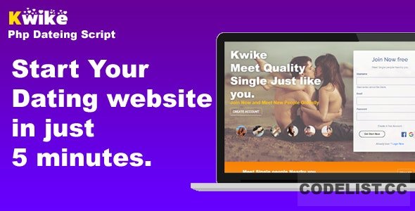 Kwike v1.4 - Dating Website Php Script » Premium Scripts, Plugins & Mobile