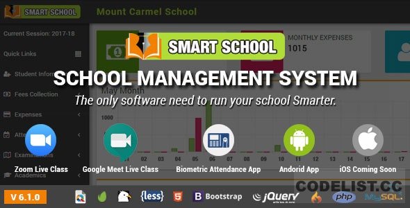 Smart School v6.1.0 - School Management System - nulled » Premium Scripts, Plugins & Mobile