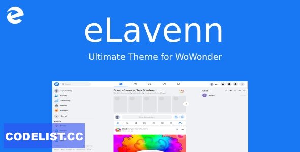 eLavenn v1.2 - The Ultimate WoWonder Theme » Premium Scripts, Plugins & Mobile