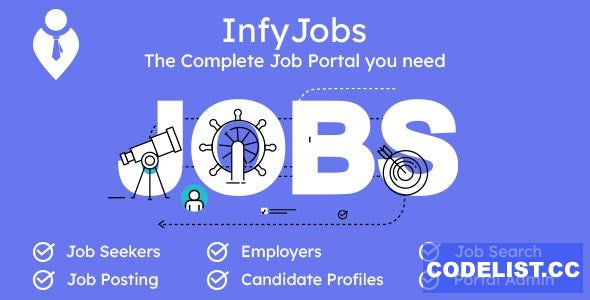 InfyJobs v2.1.0 - Laravel Job Portal Script with Website » Premium Scripts, Plugins & Mobile
