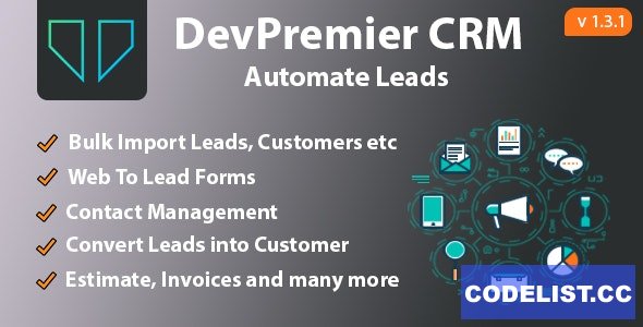 DevPremier CRM v1.3.1 - Convert Leads into Customers » Premium Scripts, Plugins & Mobile