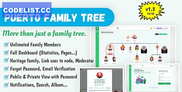 Puerto Family Tree Builder v1.3 » Premium Scripts, Plugins & Mobile