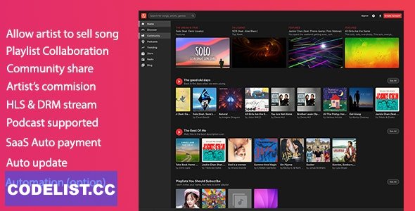 MusicEngine v3.0.0.2 - Music Social Networking » Premium Scripts, Plugins & Mobile