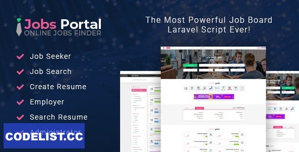 Jobs Portal v3.3 - Job Board Laravel Script » Premium Scripts, Plugins & Mobile