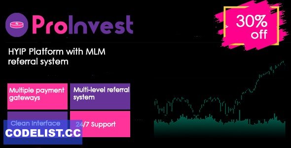 ProInvest v2.4 - CryptoCurrency and Online Investment Platform &raquo; Premium Scripts, Plugins &amp; Mobile