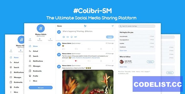 ColibriSM v1.0.7 - The Ultimate PHP Modern Social Media Sharing Platform - nulled &raquo; Premium Scripts, Plugins &amp; Mobile