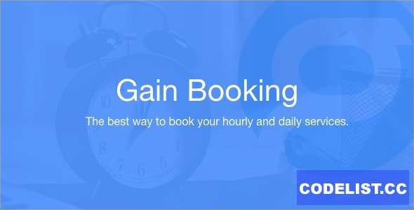 Gain Booking v1.1.3 - nulled &raquo; Premium Scripts, Plugins &amp; Mobile