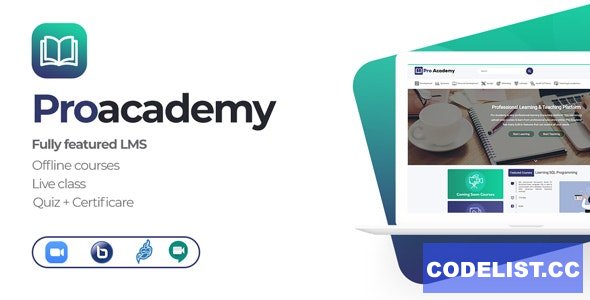 Proacademy v2.7 - LMS & Live Classes Marketplace » Premium Scripts, Plugins & Mobile