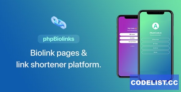 BioLinks v6.0 - Instagram & TikTok Bio Links & URL Shortener (SAAS Ready) - nulled » Premium Scripts, Plugins & Mobile