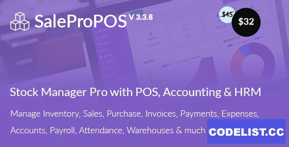 SalePro v3.3.8 - Inventory Management System with POS, HRM, Accounting - nulled &raquo; Premium Scripts, Plugins &amp; Mobile