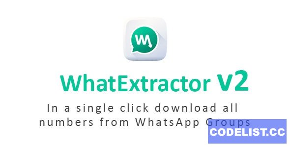WhatExtractor v2.0.0 - WhatsApp Contacts Extractor &raquo; Premium Scripts, Plugins &amp; Mobile