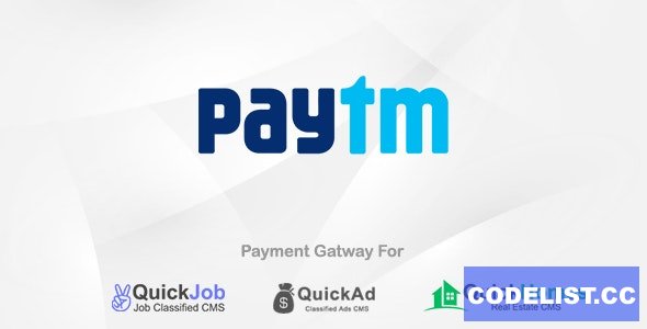Paytm Payment Plugin For QuickCMS v1.0 » Premium Scripts, Plugins & Mobile