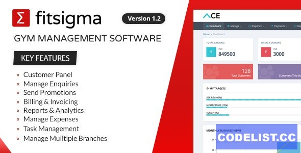 Fitsigma v1.2.8 - Gym Management Software » Premium Scripts, Plugins & Mobile