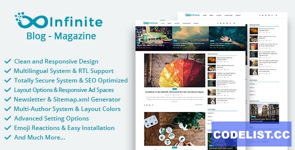 Infinite v4.3 - Blog & Magazine Script - nulled » Premium Scripts, Plugins & Mobile
