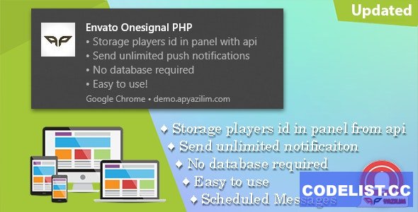 OneSignal v1.5 - PHP Push Notification Pane » Premium Scripts, Plugins & Mobile