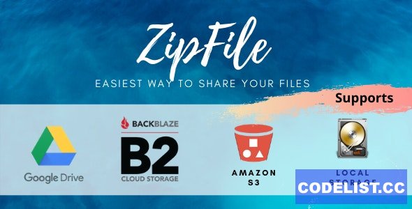 ZipFile v2.6 - File sharing made easy & profitable. Use Google Drive, S3 and Backblaze to host files. » Premium Scripts, Plugins & Mobile