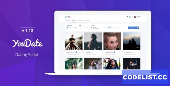 YouDate v1.12 - Dating Script » Premium Scripts, Plugins & Mobile