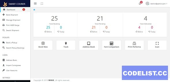 Smart Courier and Logistic Management Application v1.0 » Premium Scripts, Plugins & Mobile