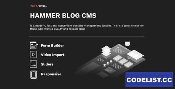HammerBlog CMS v1.0 » Premium Scripts, Plugins & Mobile