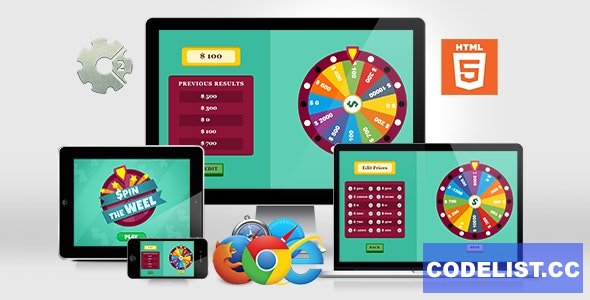 Spin the Wheel v1.0 - HTML5 Game (.capx) » Premium Scripts, Plugins & Mobile