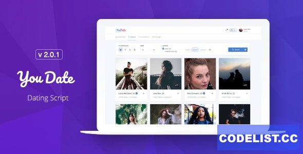 YouDate v2.0.1 - Dating Script » Premium Scripts, Plugins & Mobile