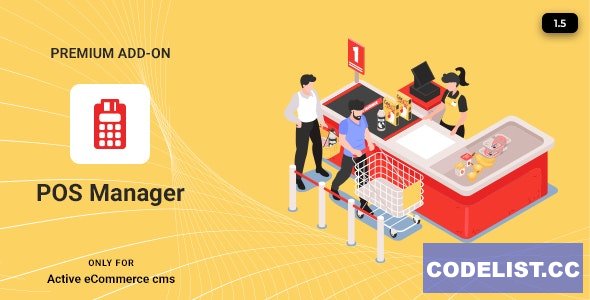 Active eCommerce POS Manager Add-on v1.5 » Premium Scripts, Plugins & Mobile