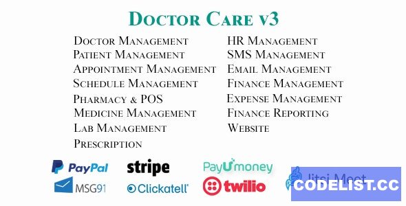 Doctor Care v3 - Diagnostic Center / Doctors Chamber Management System (11 May 2022) » Premium Scripts, Plugins & Mobile