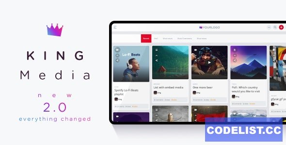 KING Media v2.0 - Viral News Video Magazine Script - nulled » Premium Scripts, Plugins & Mobile