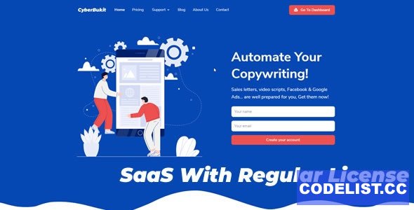 CyberBukit Automatic Writing v1.1.3 - SaaS Ready - nulled » Premium Scripts, Plugins & Mobile