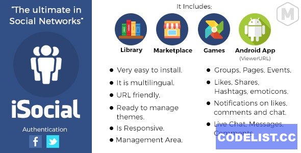iSocial v1.5.5 - Social Network Platform &raquo; Premium Scripts, Plugins &amp; Mobile