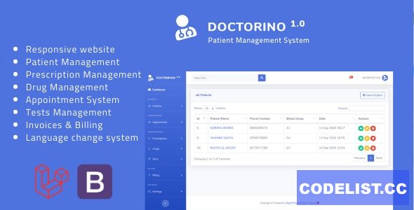 Doctorino v1.0 - Doctor Chamber Management System » Premium Scripts, Plugins & Mobile