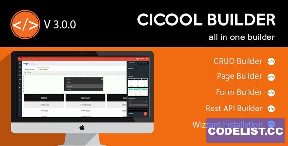 Cicool v3.2.4 - Page, Form, Rest API and CRUD Generator » Premium Scripts, Plugins & Mobile