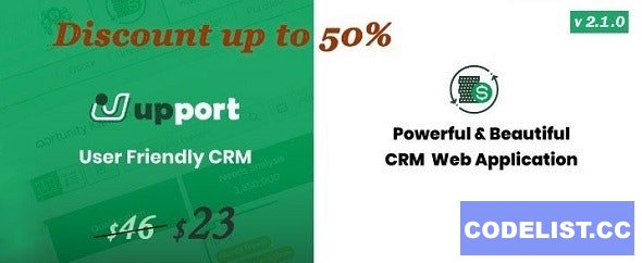 Upport CRM v2.1.0 - Laravel CRM - Open Source CRM Web Application » Premium Scripts, Plugins & Mobile
