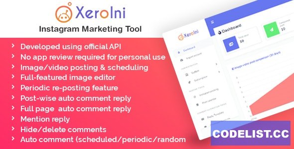 XeroIni v1.0 - Instagram Post Scheduler & Marketing Tool - nulled » Premium Scripts, Plugins & Mobile