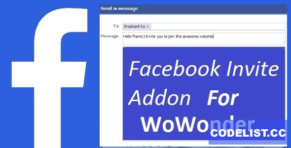 Facebook Invite Addon For WoWonder - 22 March 2021 » Premium Scripts, Plugins & Mobile